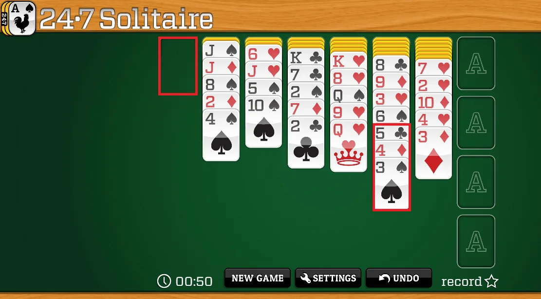 Online poker game